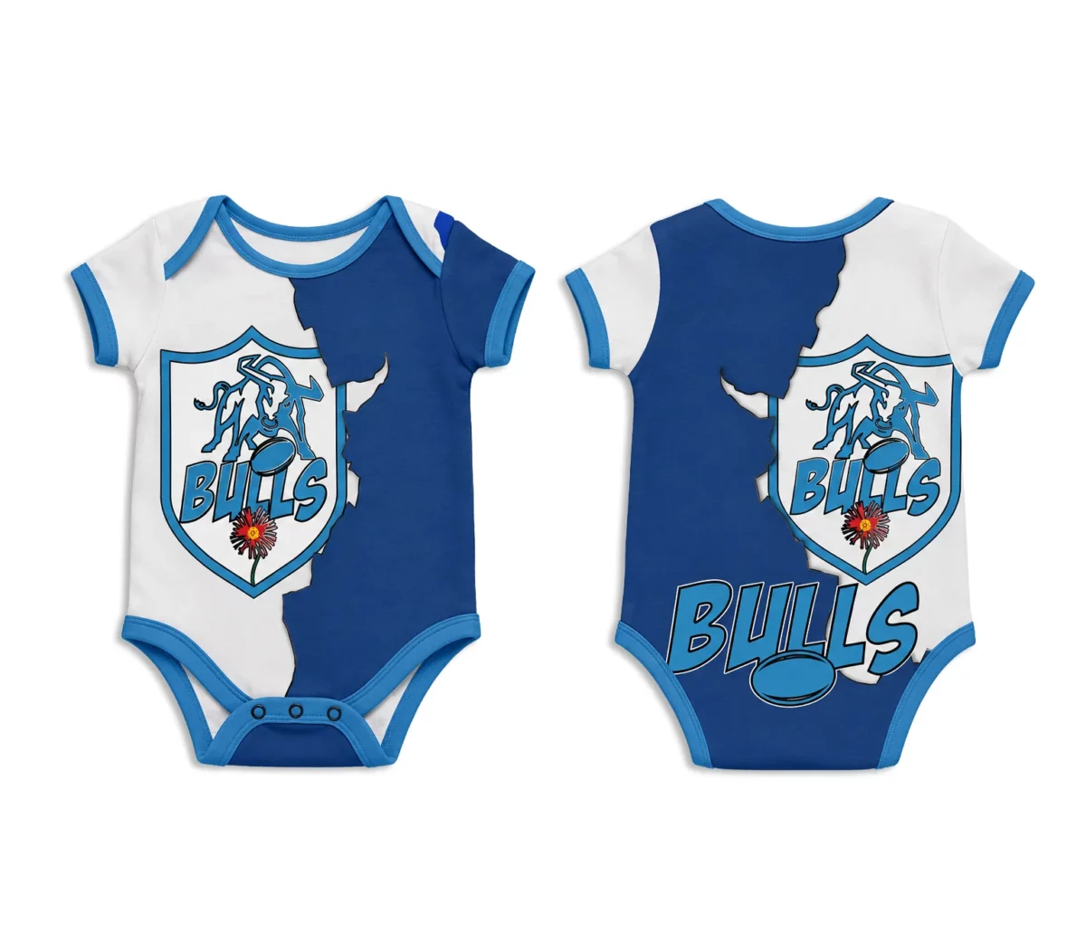 Baby Onesie - Blue Bulls