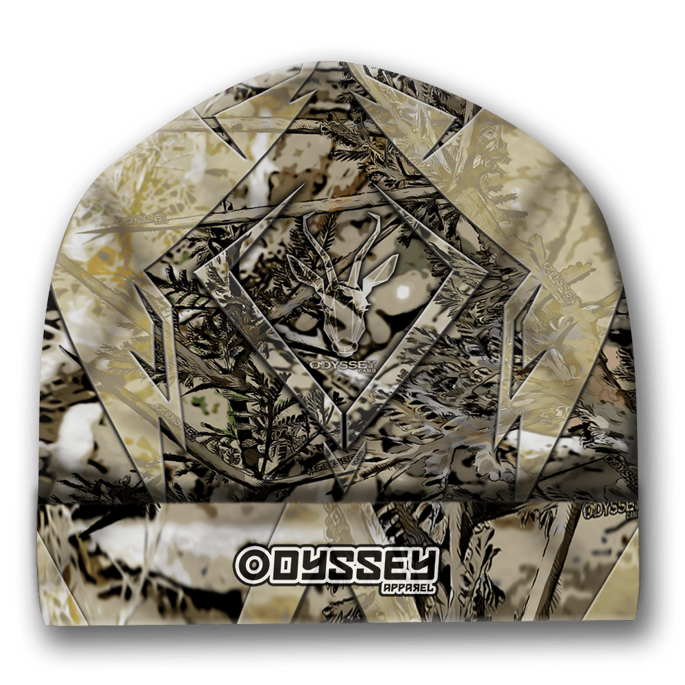 green camo springbok beanie