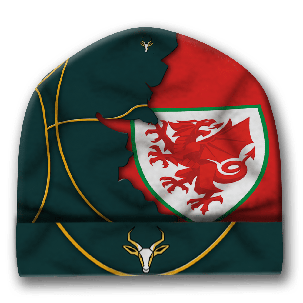 springbok wales beanie