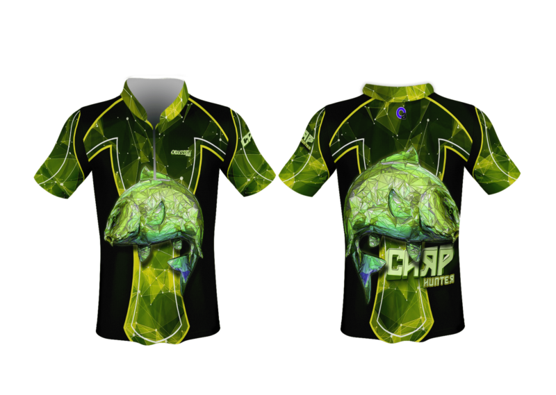 fishing shirt d40 carp yellow