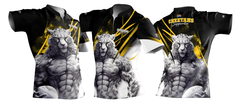 mascot shirt cheetahs white