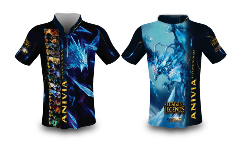 odyssey gaming shirt frost design
