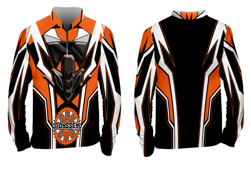 motorcross d1 orange