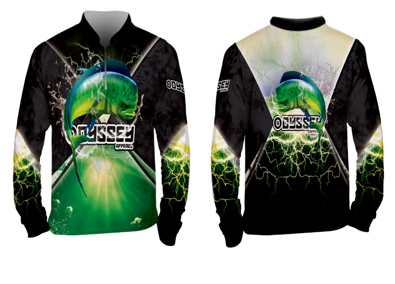 design 23 dorado fishing shirt