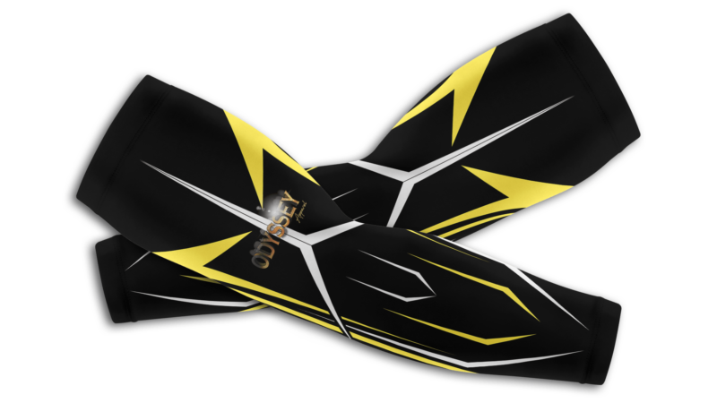 Odyssey Arm Sleeves: Design #14 Yellow
