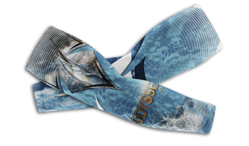 Odyssey Arm Sleeves: Design #6 Blue