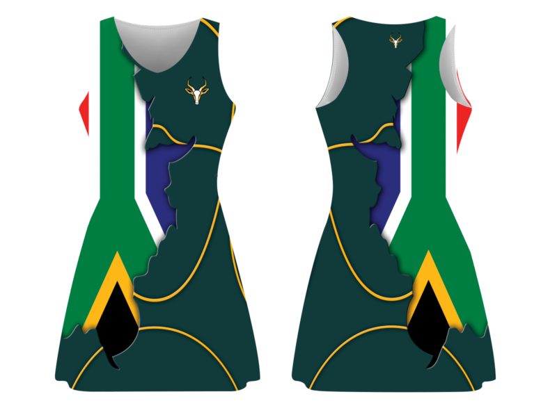 springbok rsa flag dress