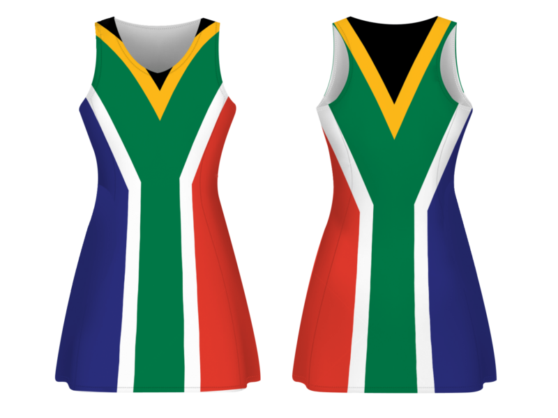 south african flag dress