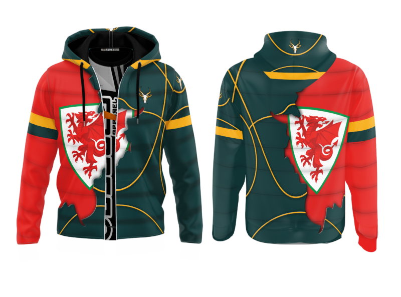 springbok vs wales hoodie
