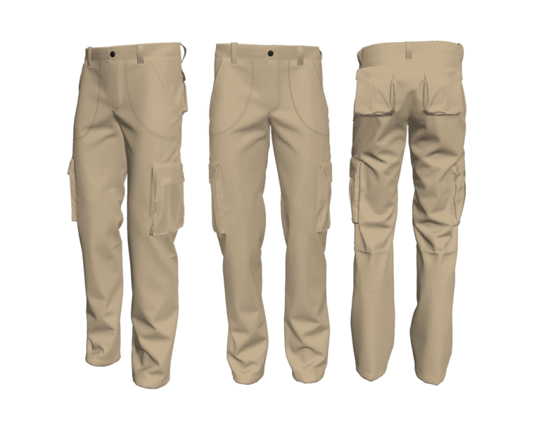 khaki springbok cargo pants