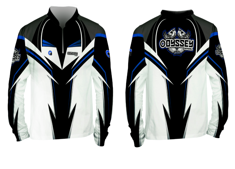 design 37 blue fishing shirt