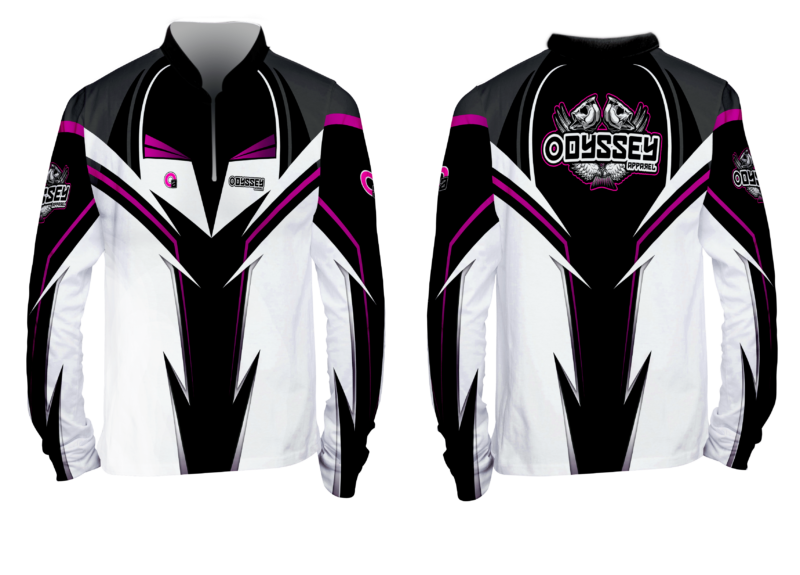 design 37 pink fishing shirt