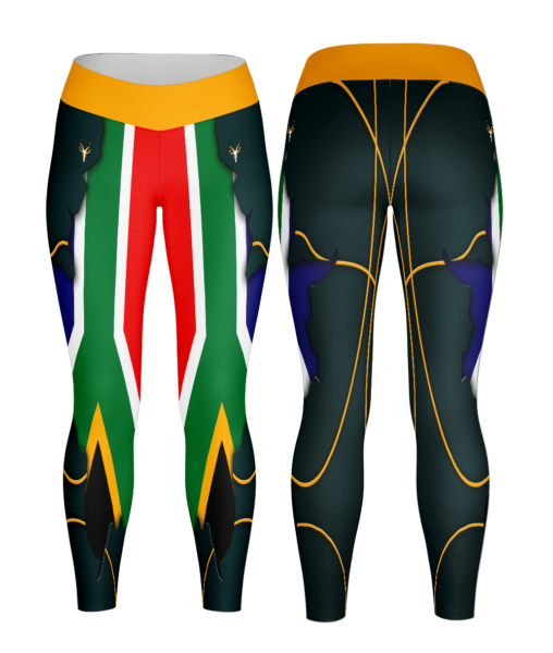 springbok rsa flag leggings