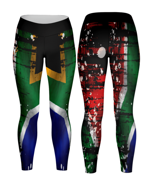 south african flag leggings