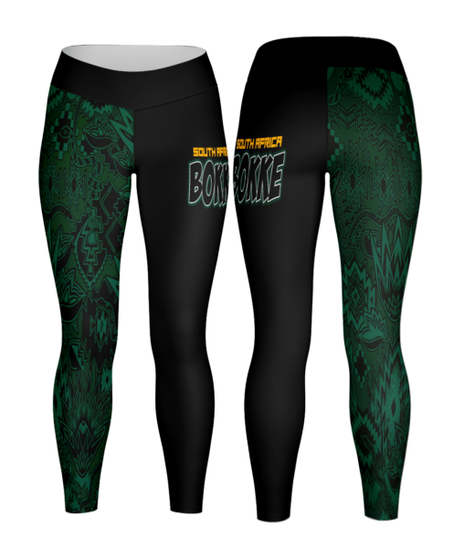springbok bokke mascot leggings