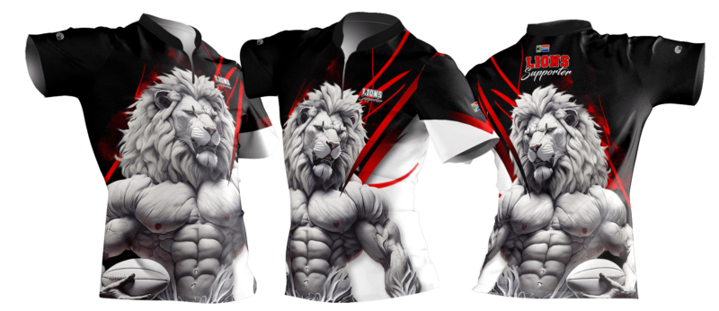 mascot shirt lions white