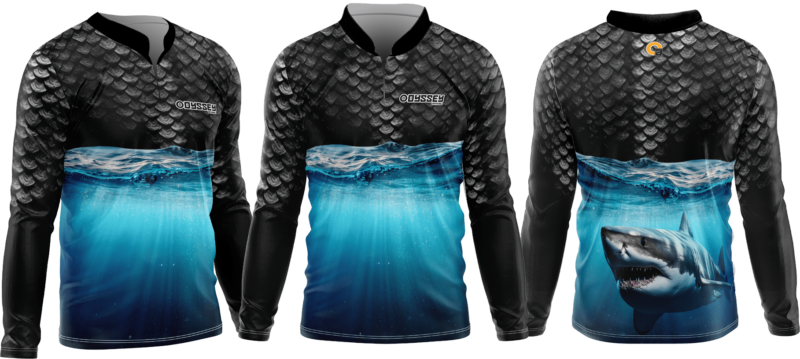 fishing shirt d52 shark