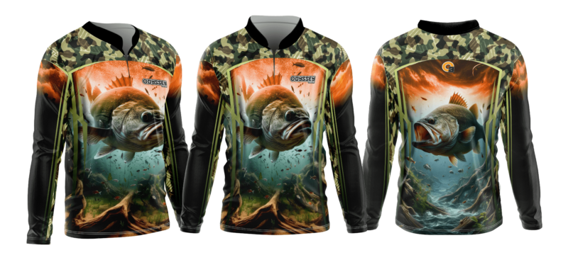 fishing shirt d54 bass