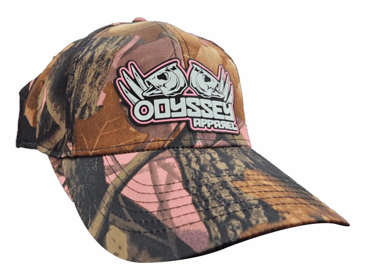 Odyssey Apparel Caps | Pink leaf camo Cap