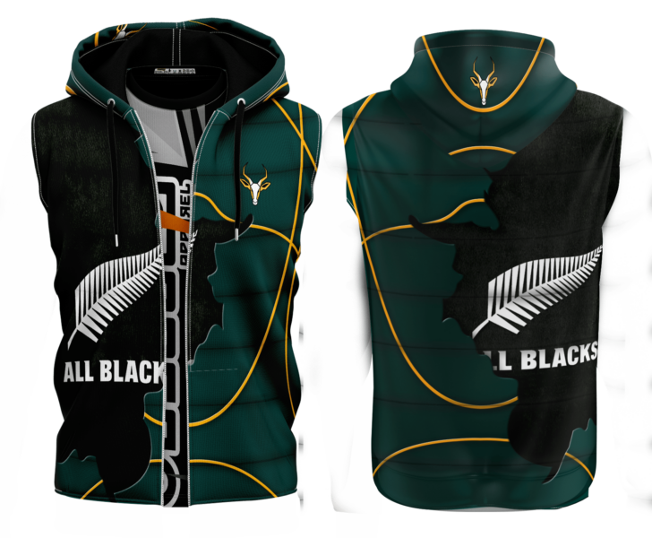 springbok all blacks sleeveless jacket