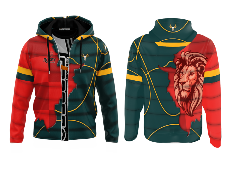 springbok vs portugal lion hoodie