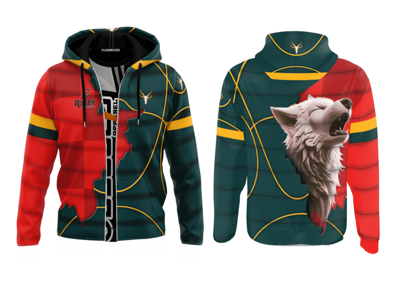 springbok vs portugal wolf hoodie
