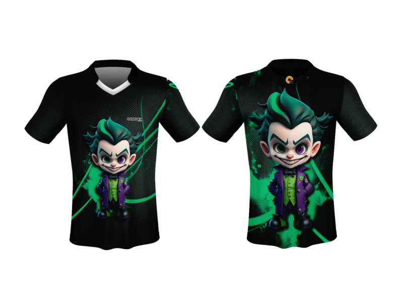 heroes shirt grinning villain