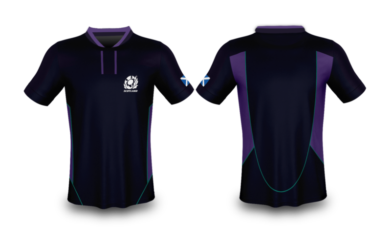 scotland purple rugby shirt