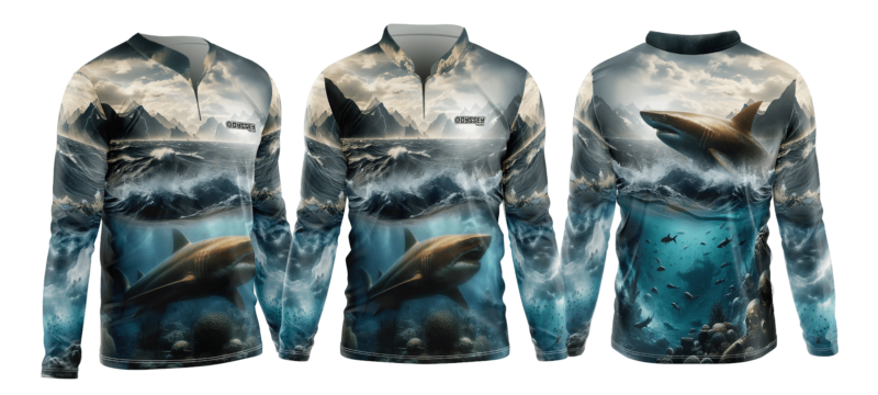 fishing shirt d53 shark