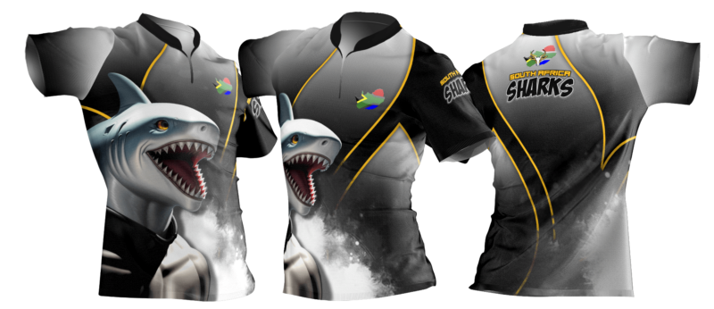 mascot shirt sharks