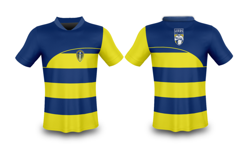 leeds blue supporters shirt