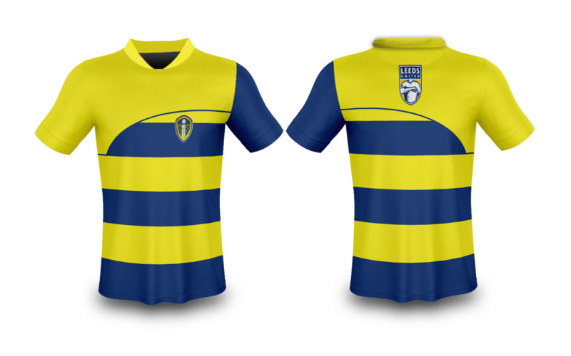 leeds yellow supporters shirt