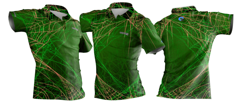 golf shirt spider green