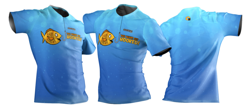 fishing shirt funnies hooked