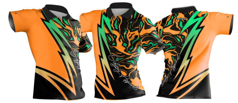 golf shirt thunder orange