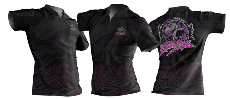 kids raptor shirt pink