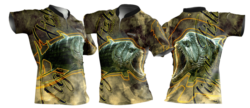 fishing shirt d42 tiger fish