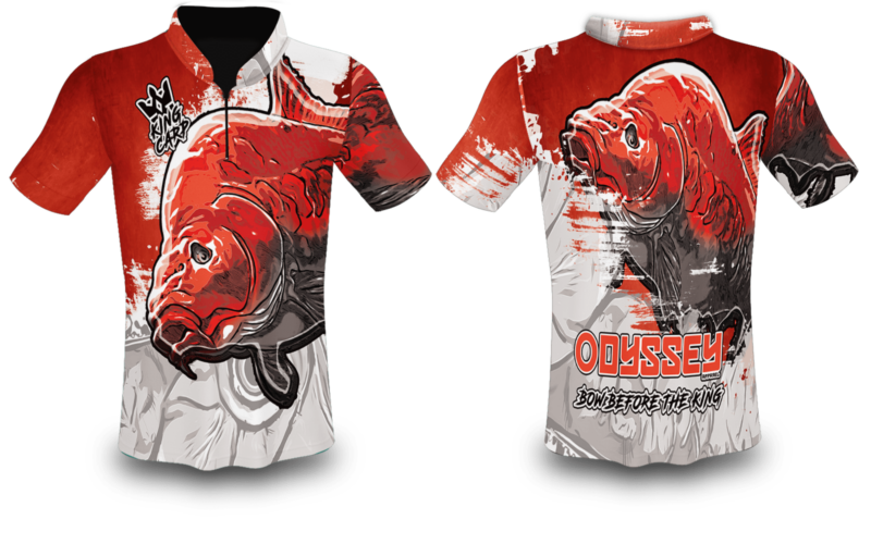 design 20 carp shirt red