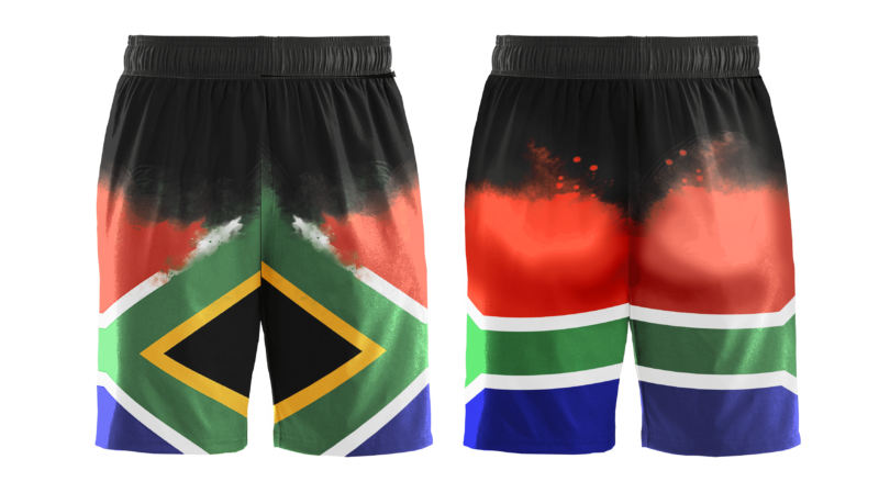south african paint shorts