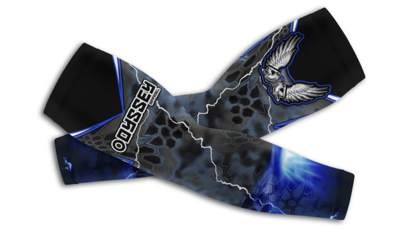 Odyssey Arm Sleeves: Design #33 Blue