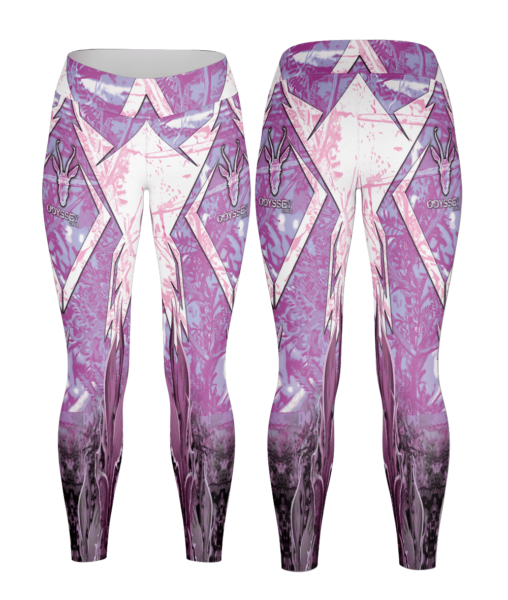 pink camo springbok leggings