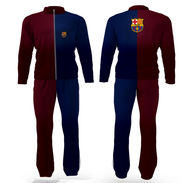 barcelona tracksuit fan design
