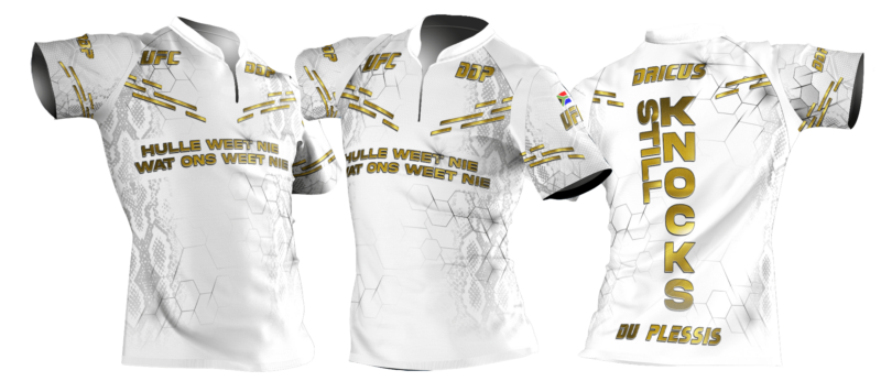 dricus supporters shirt d2 white