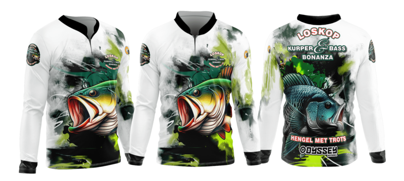 loskop bass kurper fishing shirt