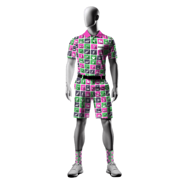Full Golf Kit | Golf Pattern Pink