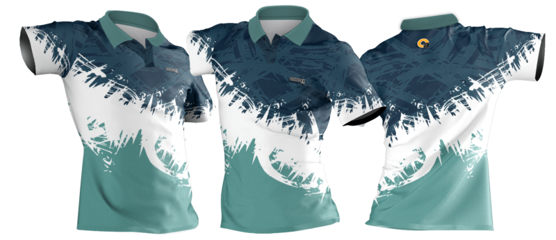golf shirt graphic brush