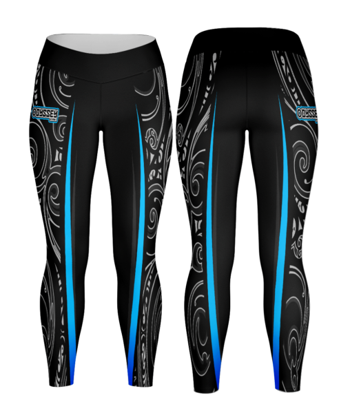 Fishing Leggings | D#58 Marlin Black