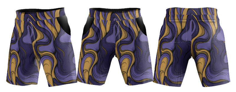 Golf | Shorts | Purple Flow