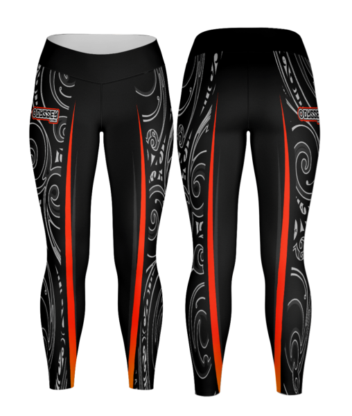 Fishing Leggings | D#58 Sailfish Black