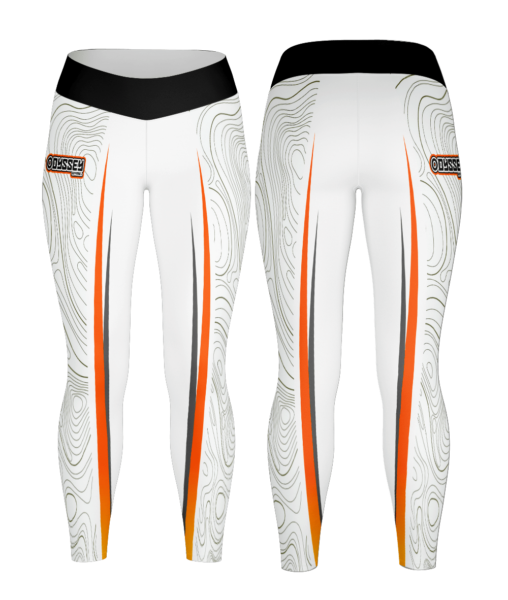 Fishing Leggings | D#58 Sailfish White